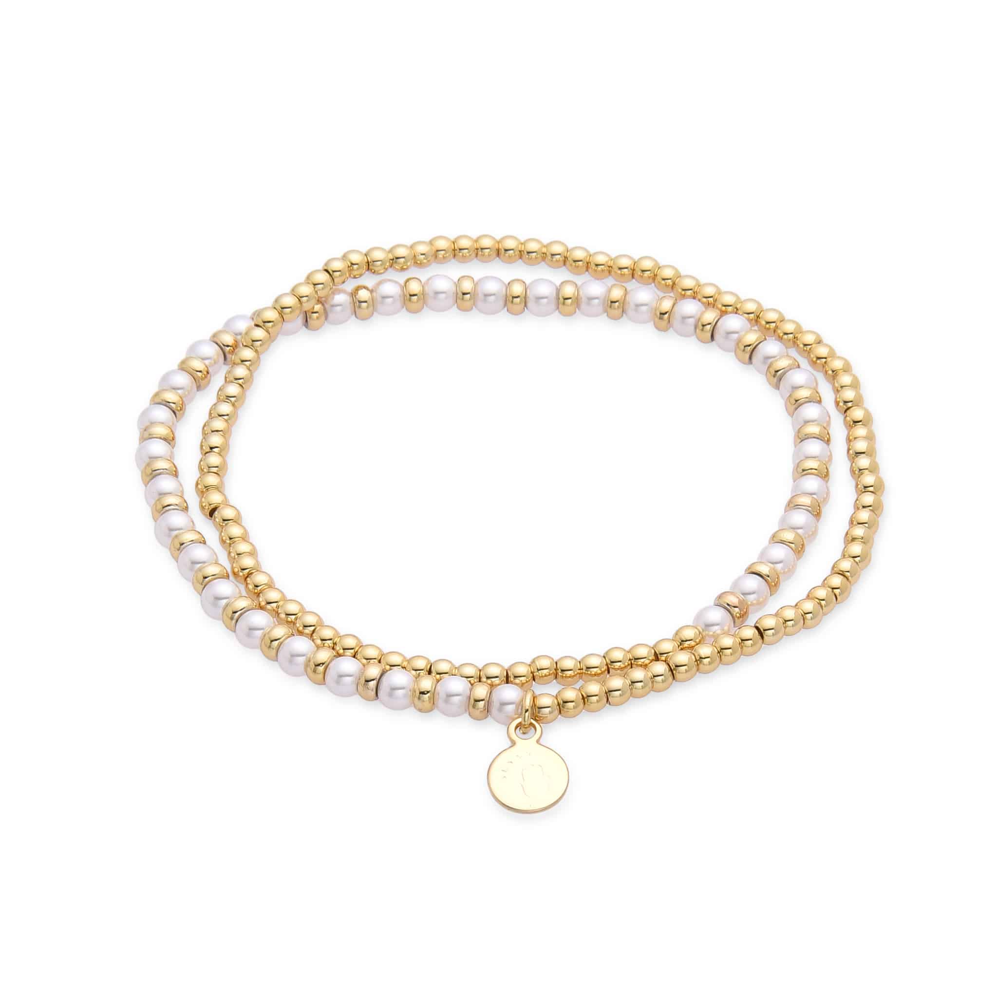 Pearl bracelet, gold and pearl bracelet, freshwater pearl bracelet, stacking bracelet Australia, Susan Rose Jewellery, elegant bracelets for women, modern pearl jewellery, luxe gift for her, handmade jewellery Melbourne, boho chic pearl bracelet