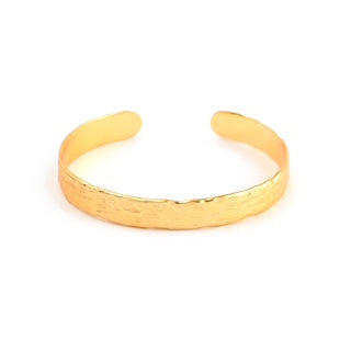 Gold cuff bangle, statement gold bracelet, hammered gold bangle, adjustable cuff bracelet, Susan Rose Jewellery, minimalist gold jewellery, fashion bangle Australia, modern jewellery trends, sculptural bracelet, designer bangles for women