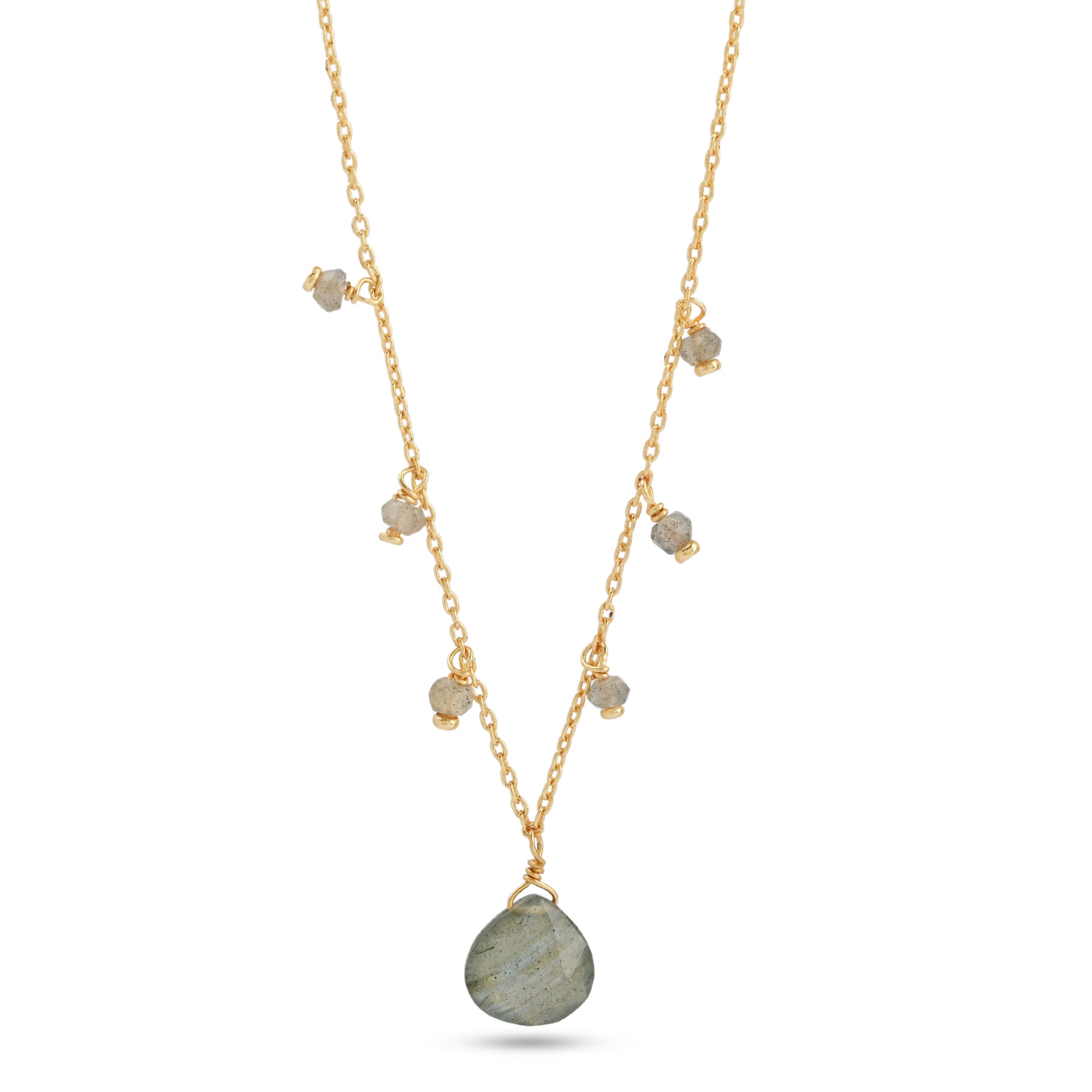 tourmaline chain necklace, rainbow gemstone jewellery, dainty gold necklace Australia, everyday luxury necklace, multi-stone necklace, Susan Rose jewellery